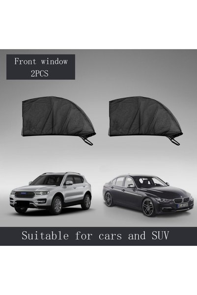 Choice Front window 2pcs Car Sunshade Curtains Universal Side Window Shades S...