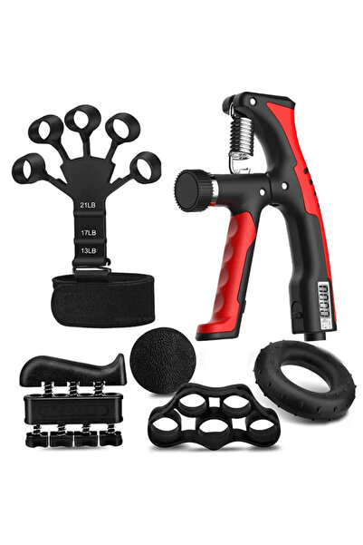 Choice 6pcs Set-A 10-100Kg Strengthen Hand Grip Set Wrist Expander Finger Exe...