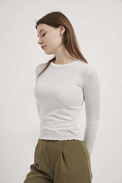 Arma Life Armalife 10559 Bi̇s Collar Tipple Transparent Women's Blouse