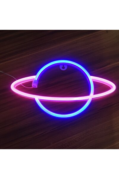 Choice Blue Pink 1 Piece of Indoor Room Cozy Planet Decoration Night Light, P...