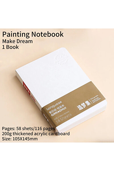 Choice3 1 Book 10.5x14.5cm Languo 58 Sheets Drawing Notebook Thick Paper Sket...