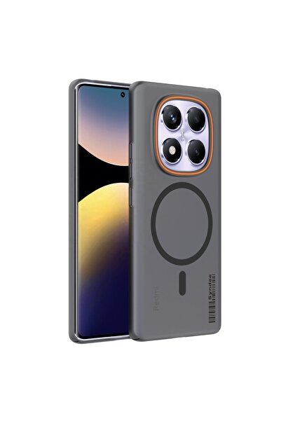 Choice29 Redmi Note 14 Pro 4G (Global) black Trendy Translucent Skin Feel Mag...