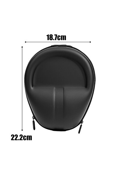 Choice PU Black Bluetooth Headset Storage Bag Cover Hard EVA Travel Carrying ...
