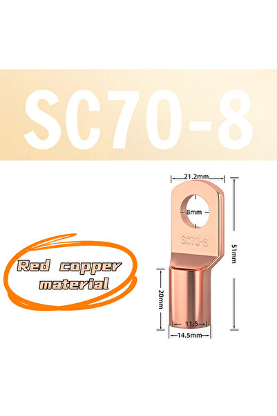 Choice6 SC70-8 5PCS 5-20Pcs 4-70mm2 SC4 SC6 SC10 SC16 SC25 SC35 SC50-95 Tinne...