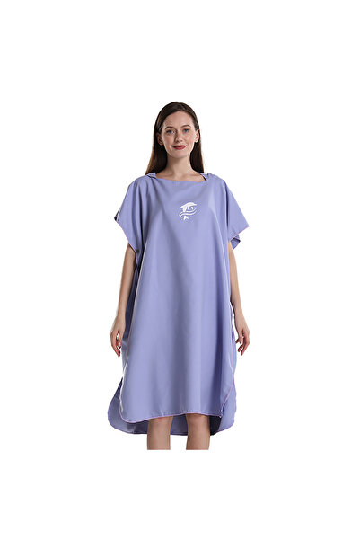 Choice5 105x75cm Taro Purple Mutao Unisex Surf Poncho Robe Towel, Microfiber ...