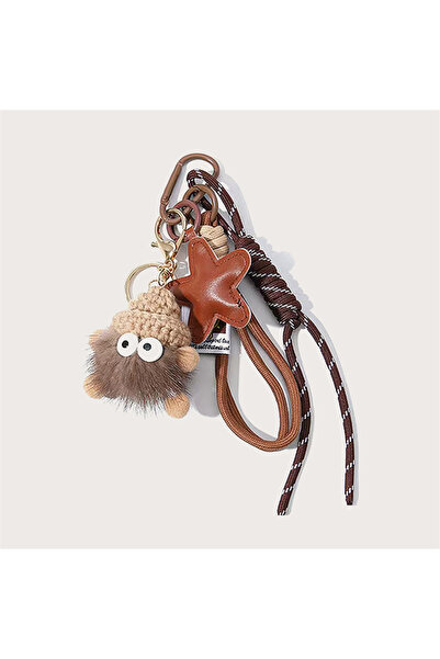 Choice brown Unisex Bag Pendant Small Coal Ball Camera Bag Pendant Decoration...