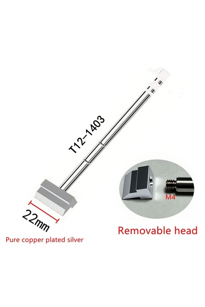 Choice11 For T12-1403-22mm T12 C245 Shovel-Shaped Iron Tip, Electric Solderin...
