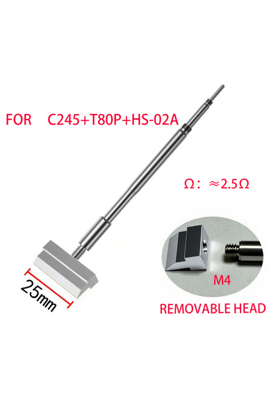 Choice3 For C245-1404-25mm T12 C245 Shovel-Shaped Iron Tip, Electric Solderin...