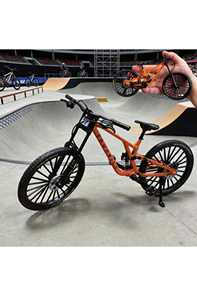 Choice13 37-orange 1:8 Scale Alloy Mountain Bike Model – Dual Shock Absorbers...