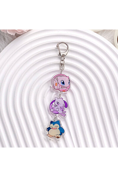 Choice35 5 cm 20 Pokémon Characters Pikachu Bulbasaur Jigglypuff Acrylic Keyc...