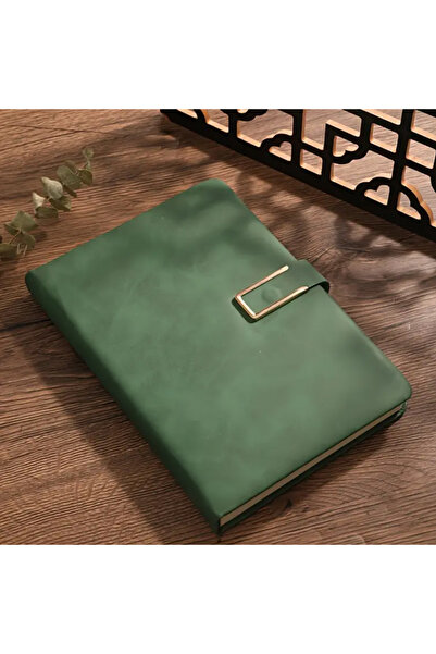 Choice 200pages green A5 Retro Notebook Soft Leather Cover 200/360 Pages Agen...