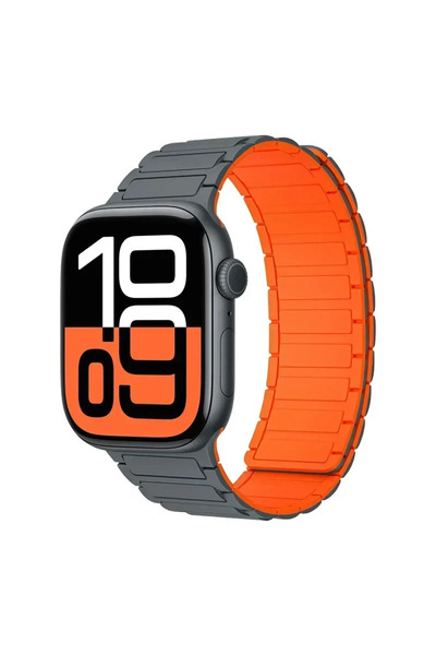 Choice28 44MM 45MM 46MM 49MM Gray Orange Magnetic Band for Watch Ultra 3 49mm...