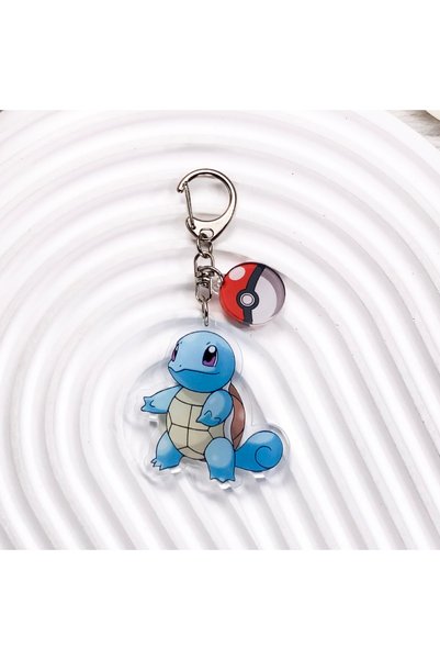 Choice56 5 cm 17 Pokémon Characters Pikachu Bulbasaur Jigglypuff Acrylic Keyc...