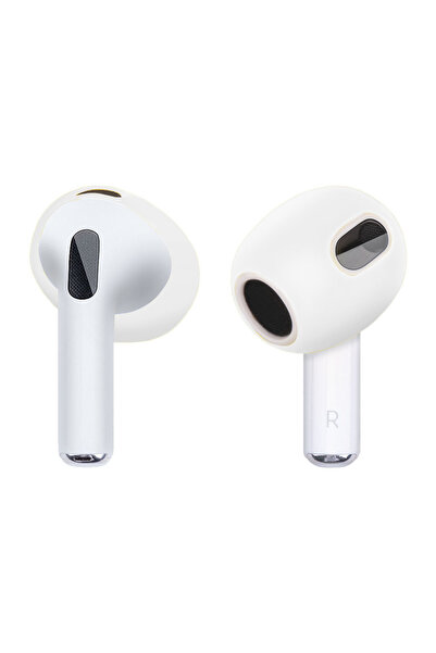 Choice White Silicone Ear Pads For Airpods 3 Wireless Earphones Protective Ca...