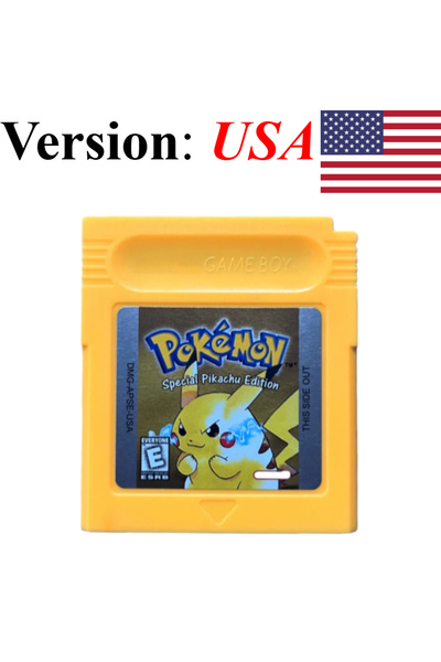 Choice5 Bandai USA 7 Styles Pokémon 16-Bit GBC Game Cartridge Red Blue Green ...
