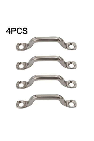 Choice 4PCS 5mm 4Pcs 5mm Stainless Steel Wire Eye Strap Boat Marine Tie Down ...