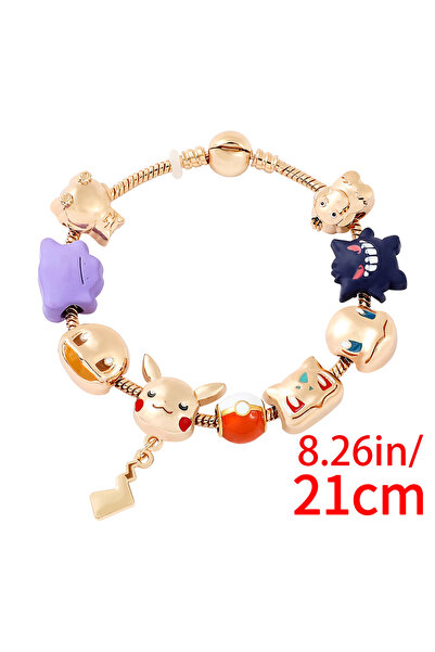 Choice6 SL956 Japanese cartoon anime cute Pokémon bracelet alloy bracelet Adj...