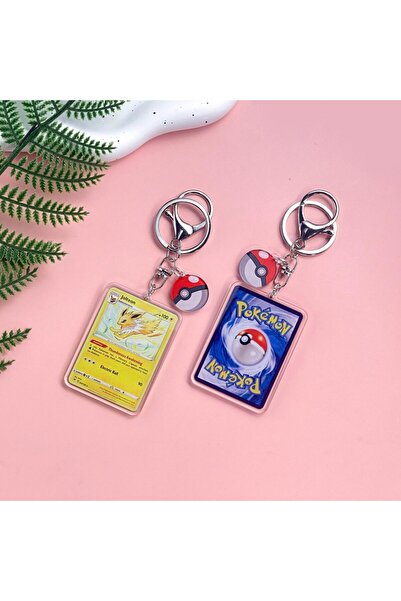 Choice12 6cm 11 1/43Pcs Pokémon Pikachu Bulbasaur Gold Saint Acrylic Keychain...