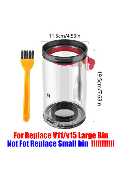 Choice6 V11 Large bin For Dyson V6 DC V7 V8 V10 V11 V12 V15 Digital Slim Vacu...