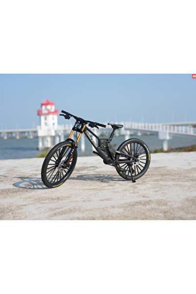 Choice4 35-black 1:8 Scale Alloy Mountain Bike Model – Dual Shock Absorbers&R...