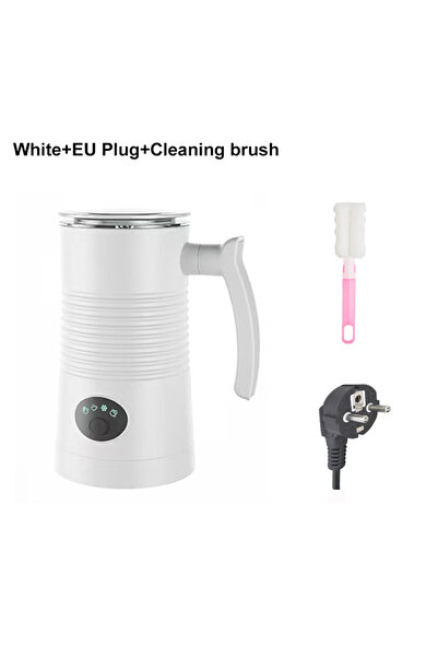 Choice White EU Plug Electric Milk Frother Milk Foam Machine For Coffee Cappu...