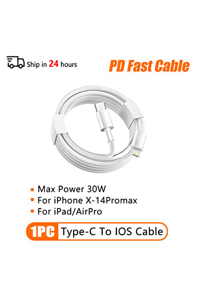 Choice 1m PD30W-Cable-1PC 66W Type C PD 30W USB Cable For iPhone 16 15 14 13 ...