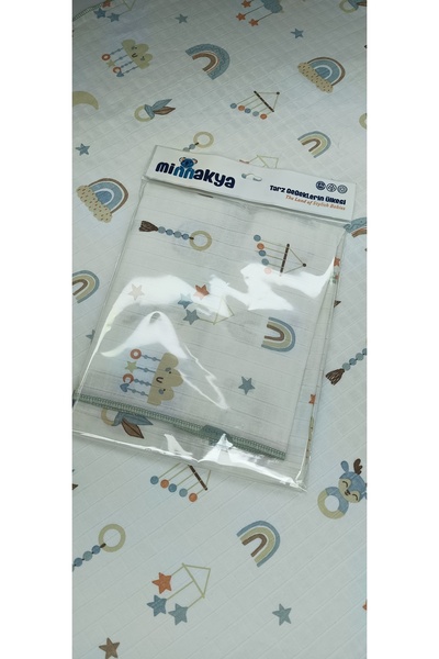 minnakya Multi-Purpose 80*90 Muslin Newborn Baby Blanket Muslin Cloth 100% Co...