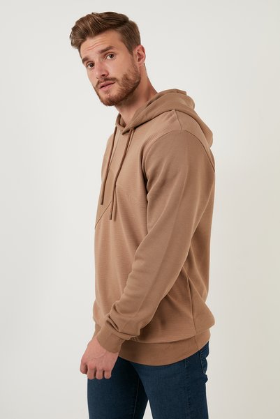Buratti Regular Fit Kapüşonlu Pamuklu Sweat Erkek Sweat 5905285