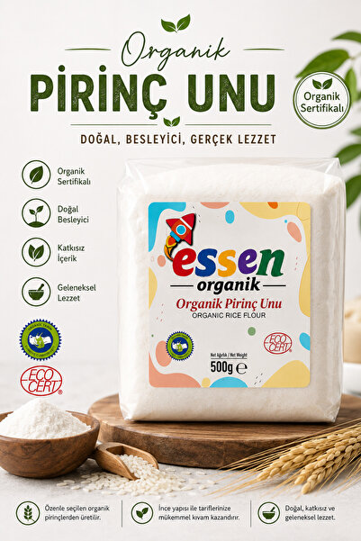 Essen Organik Organik Pirinç Unu 500 gr