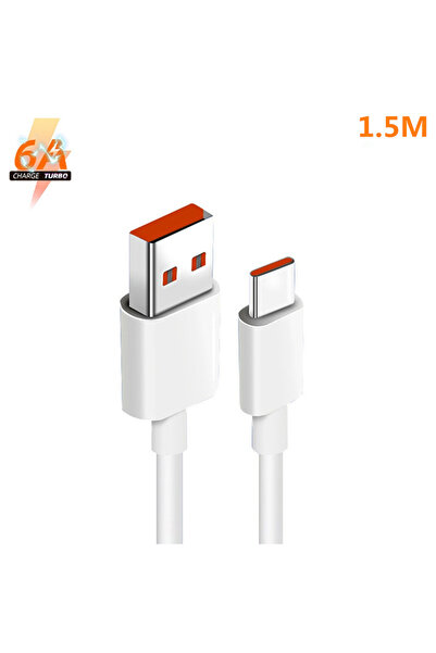 Choice كابل شحن XIAOMI 6A بطول 1.5 متر من نوع USB-C بقوة 120 واط للشحن السريع...