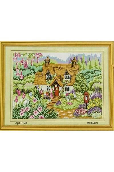 Generic Brand Tapestry Etamine Embroidery Set 40X50 cm 128