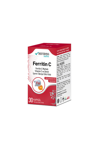 Referans Nutra Referans Ferritin C 30 Kapsül