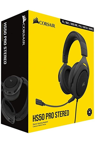 Corsair سماعة ألعاب ستيريو احترافية فوق الأذن لأجهزة PS4 / PS5 / XOne / XSeri...