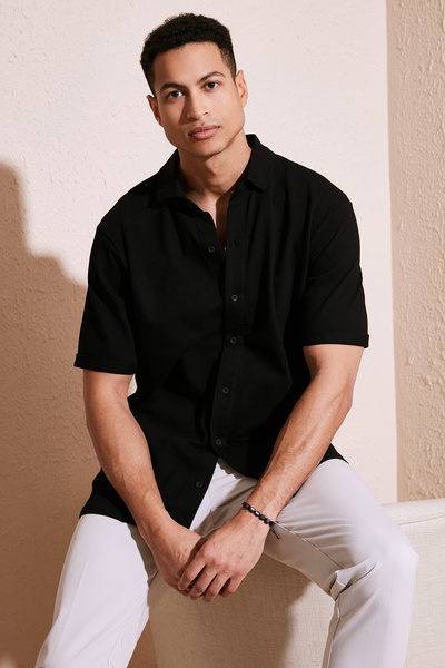 Buratti Cotton Regular Fit Short Sleeve Shirt Men's SHIRT5902724