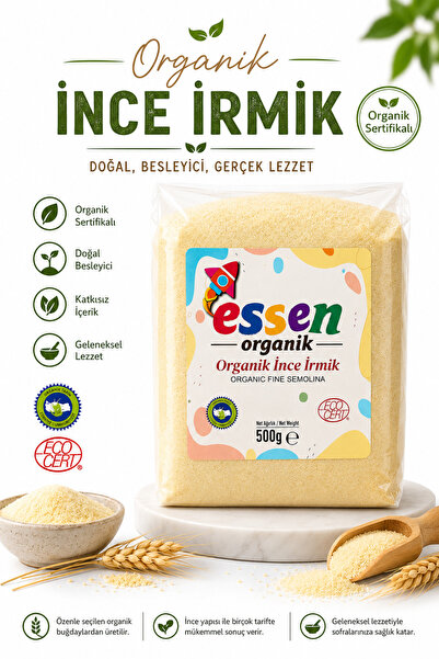 Essen Organik Organik Ince Irmik 500 gr