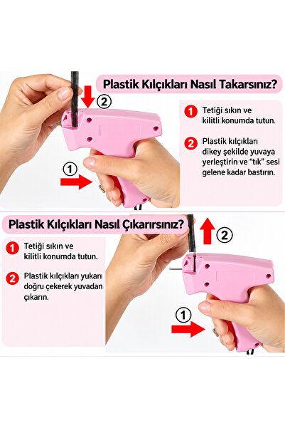 ERKAN Türban Gelinlik Terzi Kılçık Tabancası 5 Mm