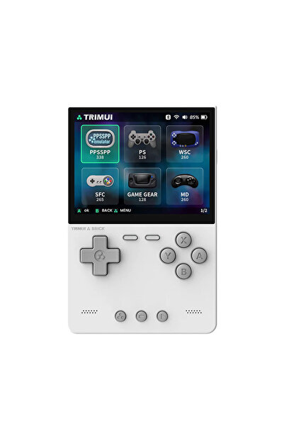 Clavi Consolă retro TRIMUI Brick 64GB cu jocuri, 4 nuclee 2.0GHz, 1024x768, 3...