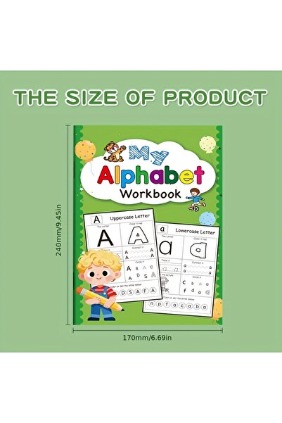 Choice 48 Pages- A-Z Activity Portable and Durable English 48 Pages Alphabet ...