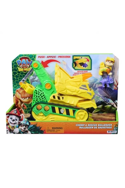SPIN MASTERR Όχημα με φιγούρες, Paw Patrol: Η Ταινία των Δεινοσαύρων, Μπουλντ...