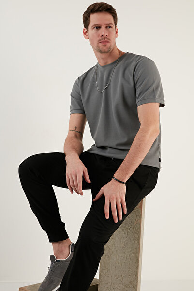 Buratti Βαμβακερό Crew Neck Basic T-shirt Ανδρικό T-shirt 5902387