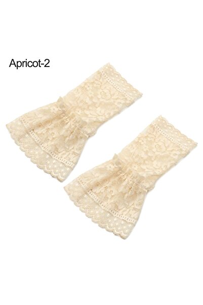 Choice apricot-style2 1Pair Sun Protection Arm Cover Sweater Decorative Scar ...
