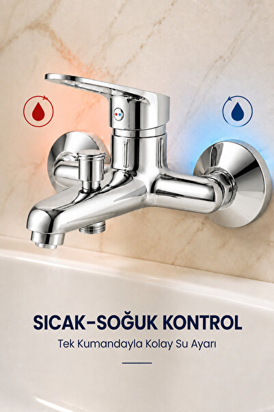 Soylu elektronik Aç Kapa Mix Banyo Bataryası Sıcak Soğuk