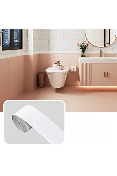 Choice1 5mx10cm WHITE 1PC 5mx10cm Edge Strips Foot Lines Wall Stickers Self A...