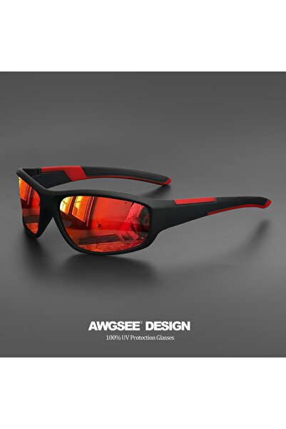 Choice1 C5 Red Premium Polarized Sports Sunglasses by AWGSEEDESIGN – 100% UV ...