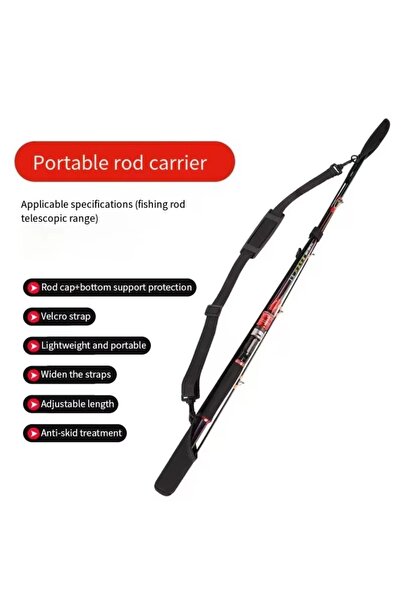 Choice With Styrap 58-130cm Adjustable Fishing Rod Storage Bag Portable Fishi...