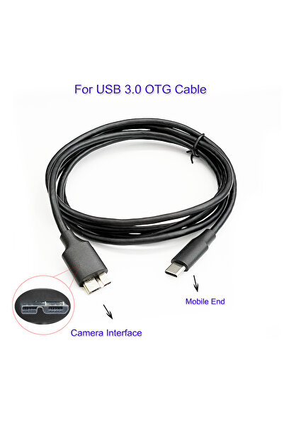 Choice 1.5m 1.5M OTG Cable for Mobile Phone Type-C to USB3.0 Camera, For Niko...