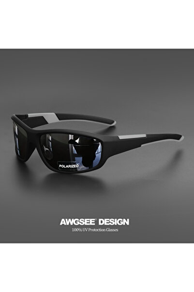 Choice5 C1 Gray Black Premium Polarized Sports Sunglasses by AWGSEEDESIGN – 1...