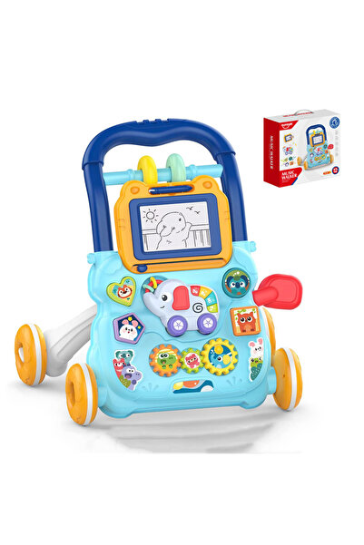 Choice Blue PANGDUBE Early Educational Baby Walker with Artboard Toy Baby Act...