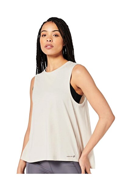 SUPERDRY PERF SPORTS FLEX LOOSE OPEN BACK TANK WS311490A-6NI Εκρού