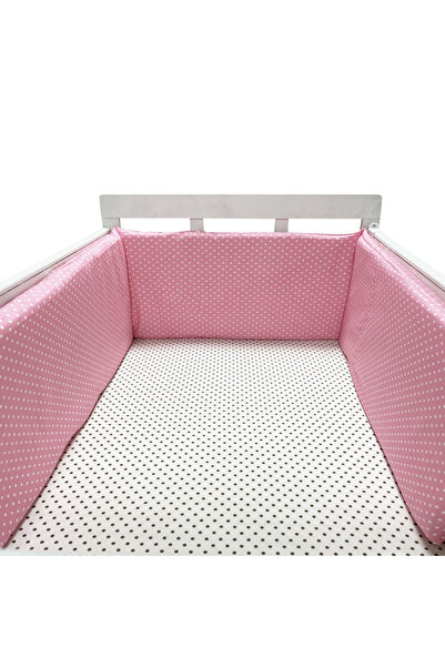 AIBOYING NO20Red Dot Baby Bed Thicken Bumpers Cotton Printed Cot Protector Fo...